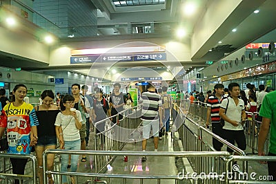 Shenzhen Animation Festival, people in the purchase of tickets to participate in activities Editorial Stock Photo