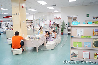 Shenzhen, China: Children's Library Editorial Stock Photo