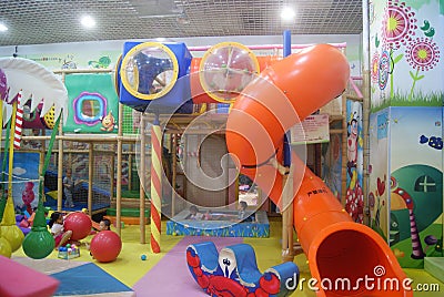 Shenzhen, China: Children's recreation center Editorial Stock Photo