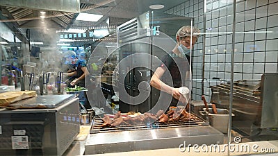 Shenzhen, China: the newly opened braised pork feet delicious food Editorial Stock Photo