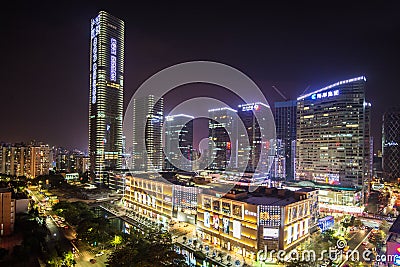 Shenzhen cityscapes Editorial Stock Photo