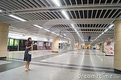 Shenzhen East Gate Street subway station Editorial Stock Photo