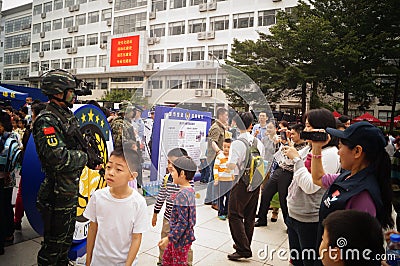 Shenzhen police open day activities Editorial Stock Photo