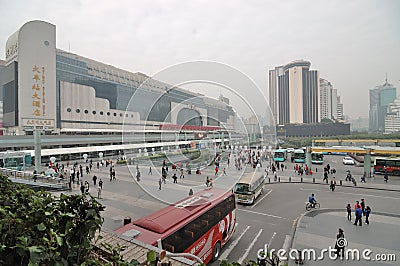 Shenzhen railway station Editorial Stock Photo