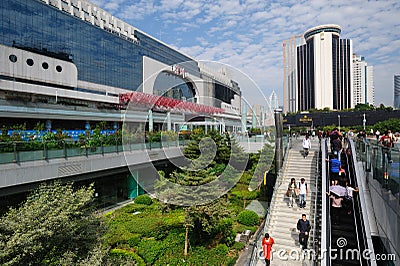 Shenzhen railway station Editorial Stock Photo