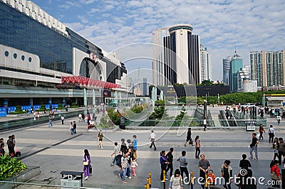 Shenzhen railway station Editorial Stock Photo