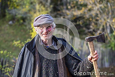 Shepherd portrait Editorial Stock Photo