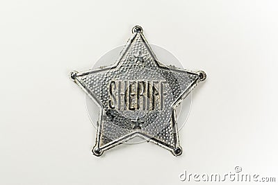 Sheriff Badge Stock Photo