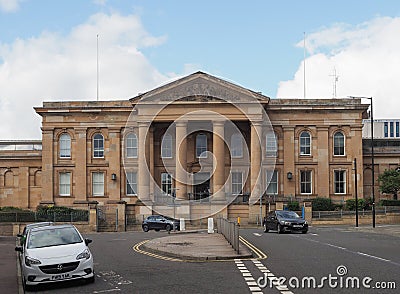 Sheriff Court in Dundee Editorial Stock Photo