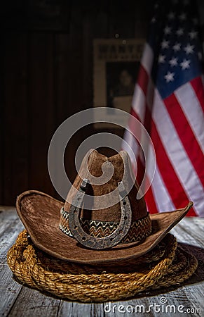 Sheriff cowboy US Stock Photo