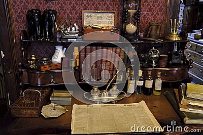 Sherlock Holmes Museum Editorial Stock Photo