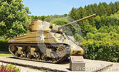 Sherman tank Editorial Stock Photo