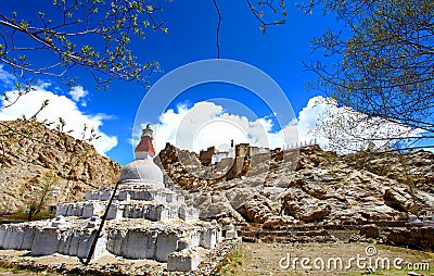 Shey monastery Stock Photo