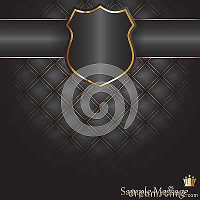 Shield background Stock Photo