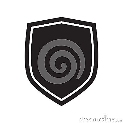 Shield icon. protection icon Cartoon Illustration