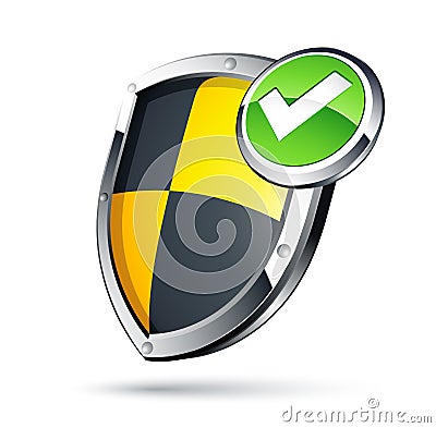 Shield security concept Vector Illustration