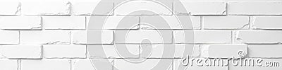 Shifted white rectangular bricks, random layout , simple, background Cartoon Illustration