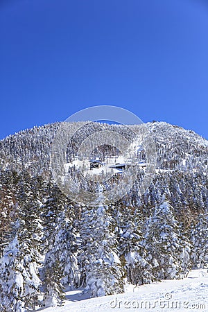 Shiga kogen Ski resort Stock Photo