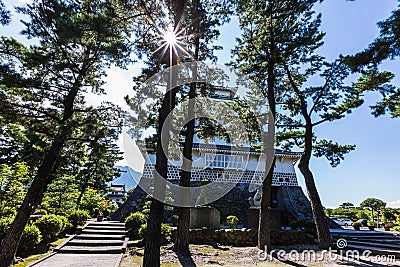 Shimabara castle in Nagasaki Prefecture, Kyushu. Stock Photo