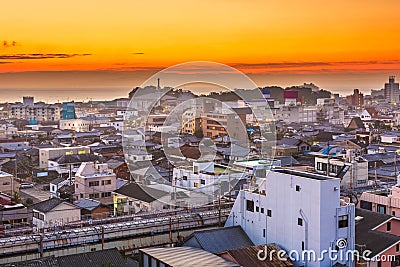 Shimabara, Nagasaki, Japan Skyline Stock Photo