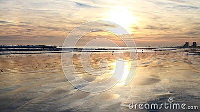 Shimmering sunset Stock Photo