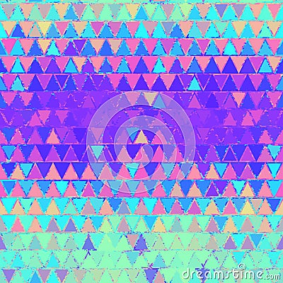 Shimmering triangles texture Vector Illustration