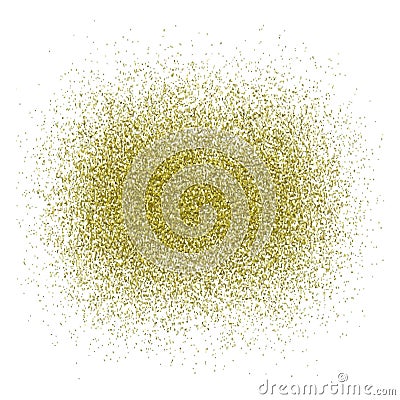 Shine gold dust - vector Vector Illustration