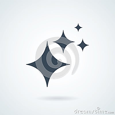 Shine. icon isolated sign symbol and flat style for app, web and digital design. Vector Illustration