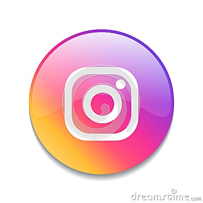 Instagram icon logo Vector Illustration