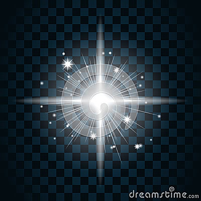 Shine star sparkle icon 20a Vector Illustration