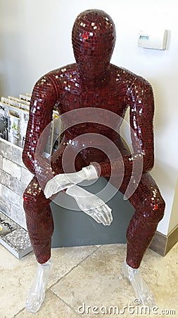 Shiney Man Stock Photo