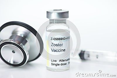 Shingles Vaccine Stock Photo