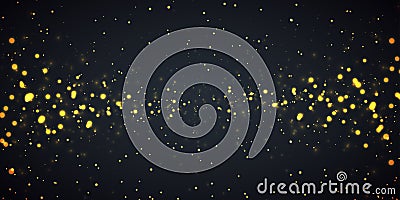 Shining abstract particles background. Dynamic particle explosions background from the arrangement of millions of luminous Vector Illustration
