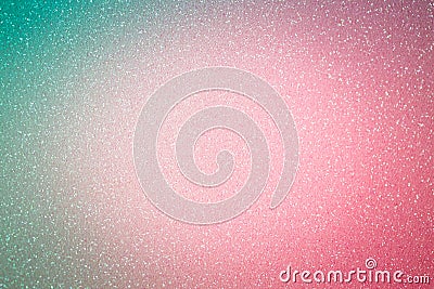 Shining pink and green background, abstract glitter paper Stock Photo