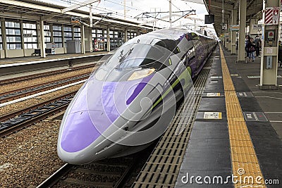 Shinkansen Evangelion Editorial Stock Photo