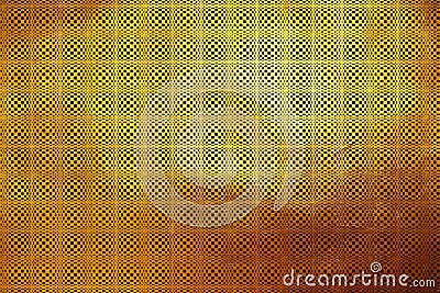 Shinning unique creative checkered dynamic modern golden abstract texture pattern. Design element Stock Photo