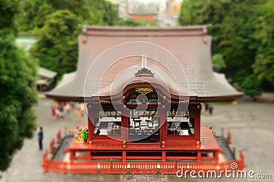 Shinto Dance Stage Stock Photo