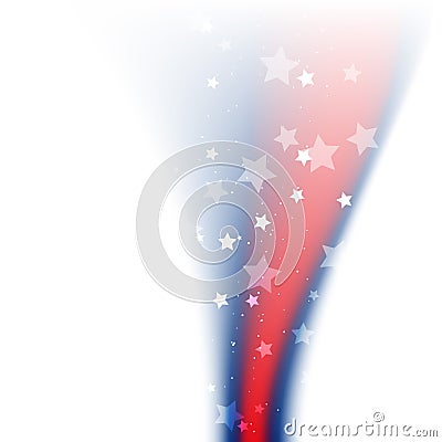 Shiny american flag design Vector Illustration