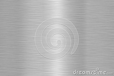 Shiny Brushed Steel Metal Texture Stock Photo