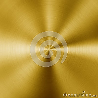 Golden steel background Stock Photo