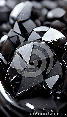 Shiny gemstones diamonds crystals abstract background. Beautiful luxury wallpaper Stock Photo