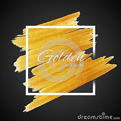 Shiny Glamorous Glittering Gold texture background Vector Illustration