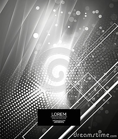 Shiny glittering abstract background Vector Illustration