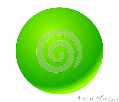 Shiny, glossy orb, ball, shpere design element with empty space Vector Illustration