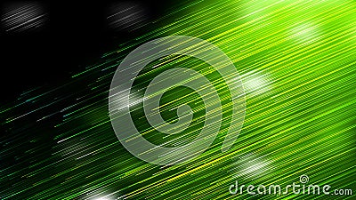 Shiny Green and Black Diagonal Lines Abstract Background Design Stock Photo