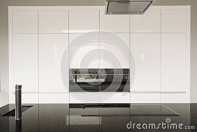 Shiny kitchen tiles Stock Photo