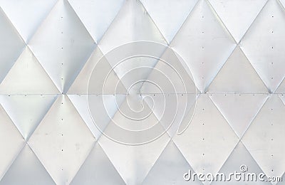 Shiny metalic door wall pattern texture block rhomb Stock Photo