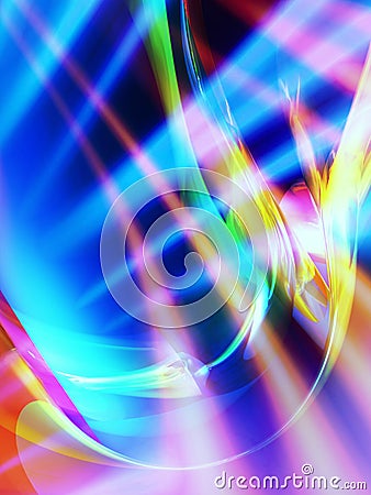 Shiny rays abstract background Stock Photo