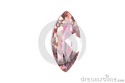 Shiny rhinestones isolated on white background, gemstone Stock Photo