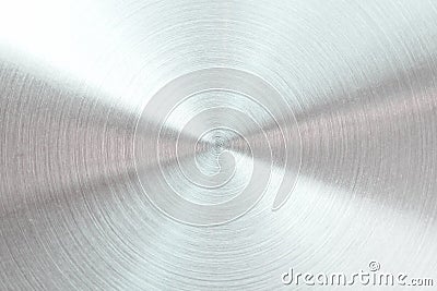 Shiny silver metal circle patterns abstract for background Stock Photo